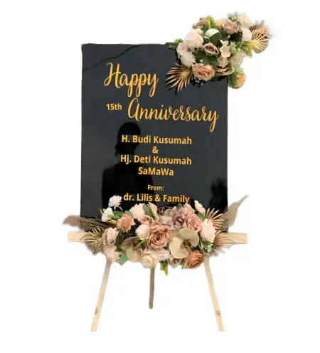 Papan Bunga Akrilik Deroduwur